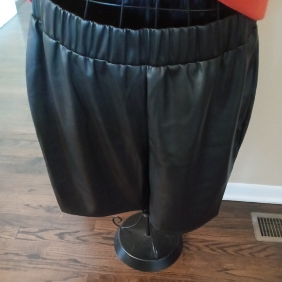 Faux Leather Shorts - Picture 2 of 4
